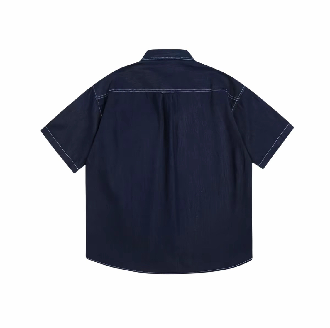 áo sơ mi denim ngắn tay